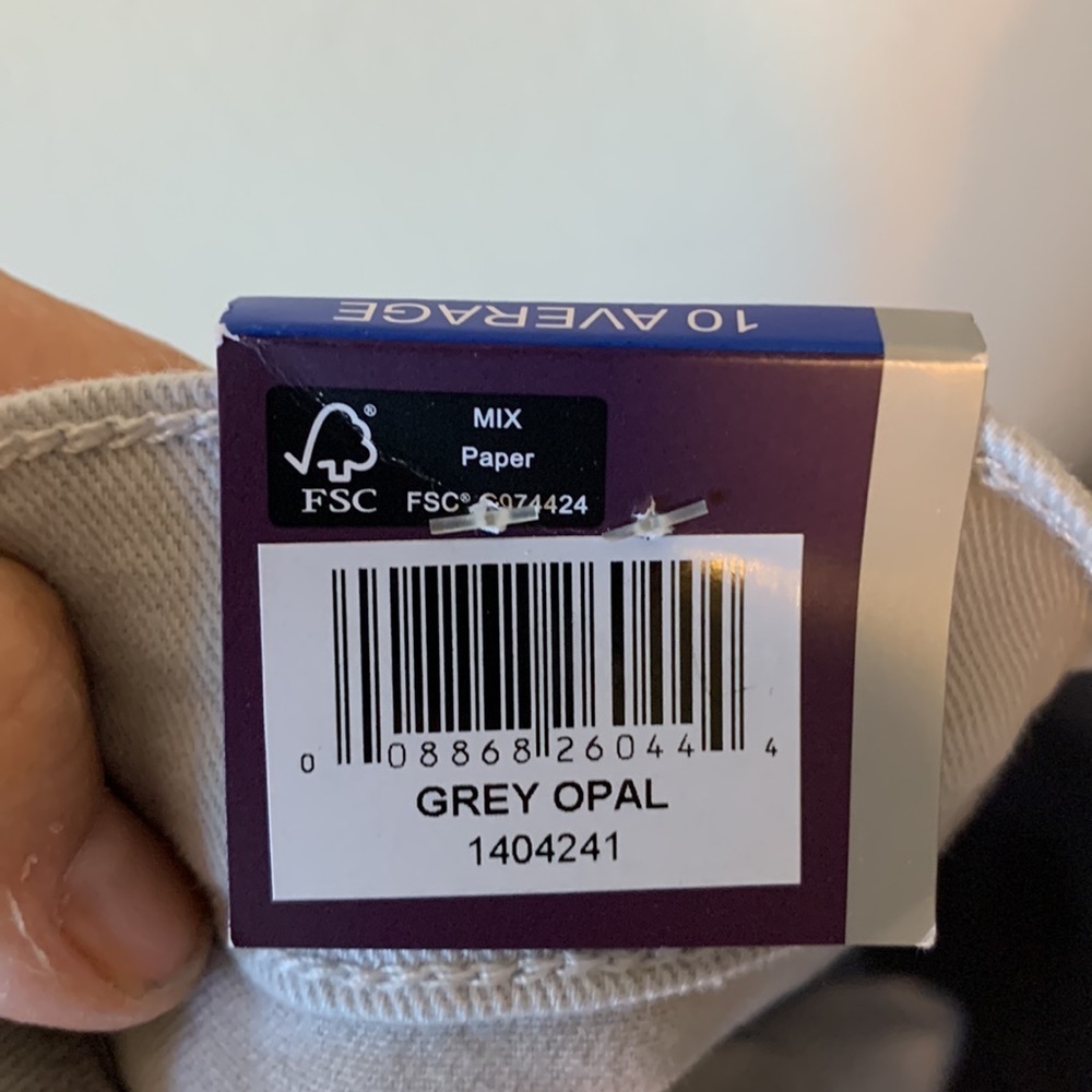 NWT Gloria Vanderbilt Amanda High Rise Tapered Jeans Grey Opal Sz 10 Avg Classic - Picture 12 of 14